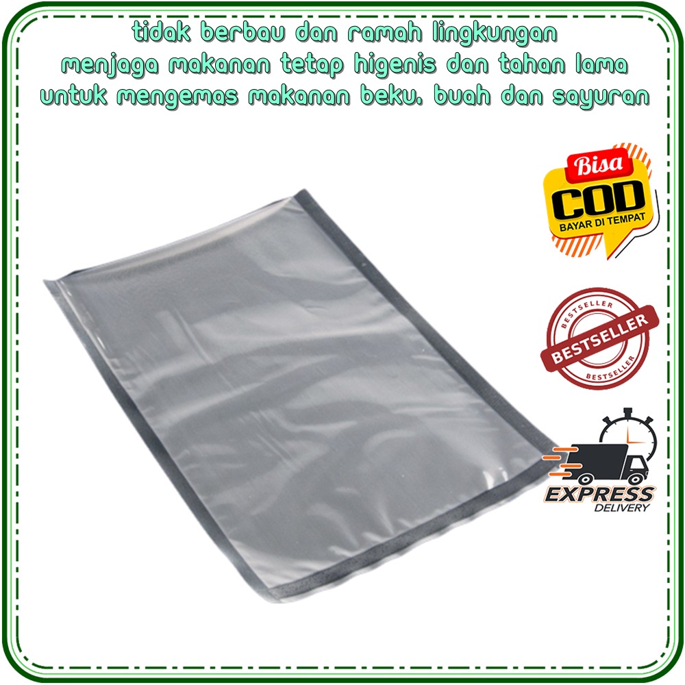 

ISI 5 Plastik Vacuum POLOS 20X30 / Vacum Plastik 20 X 30 / Plastik Vakum Makanan - POLOS