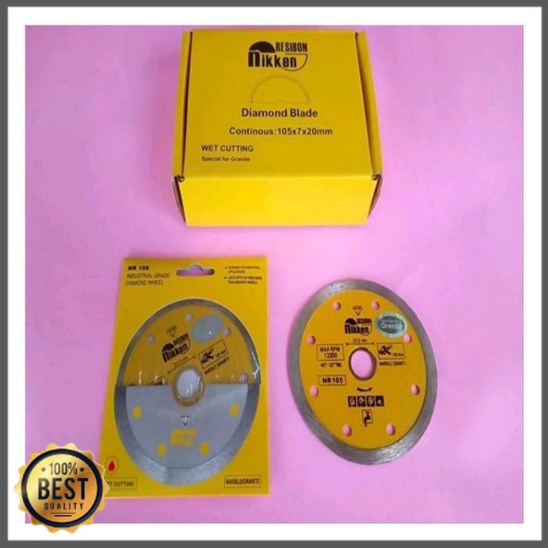 Diamond Wheel Nikken Resibon / Pisau Potong Keramik Wet