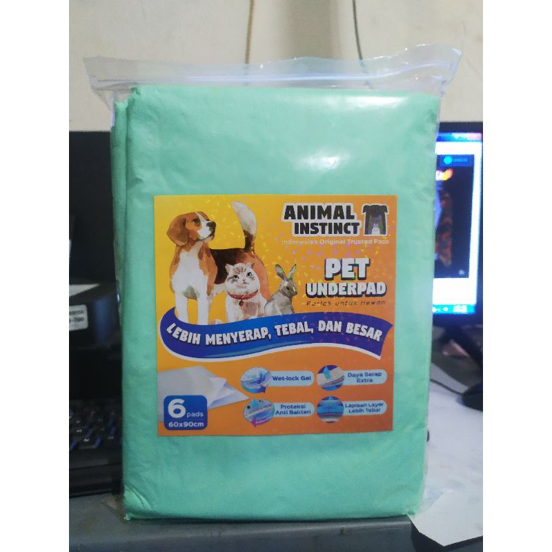 Underped Hewan Untuk Kucing dan Anjing / ukuran 60×90 Isi 6pcs