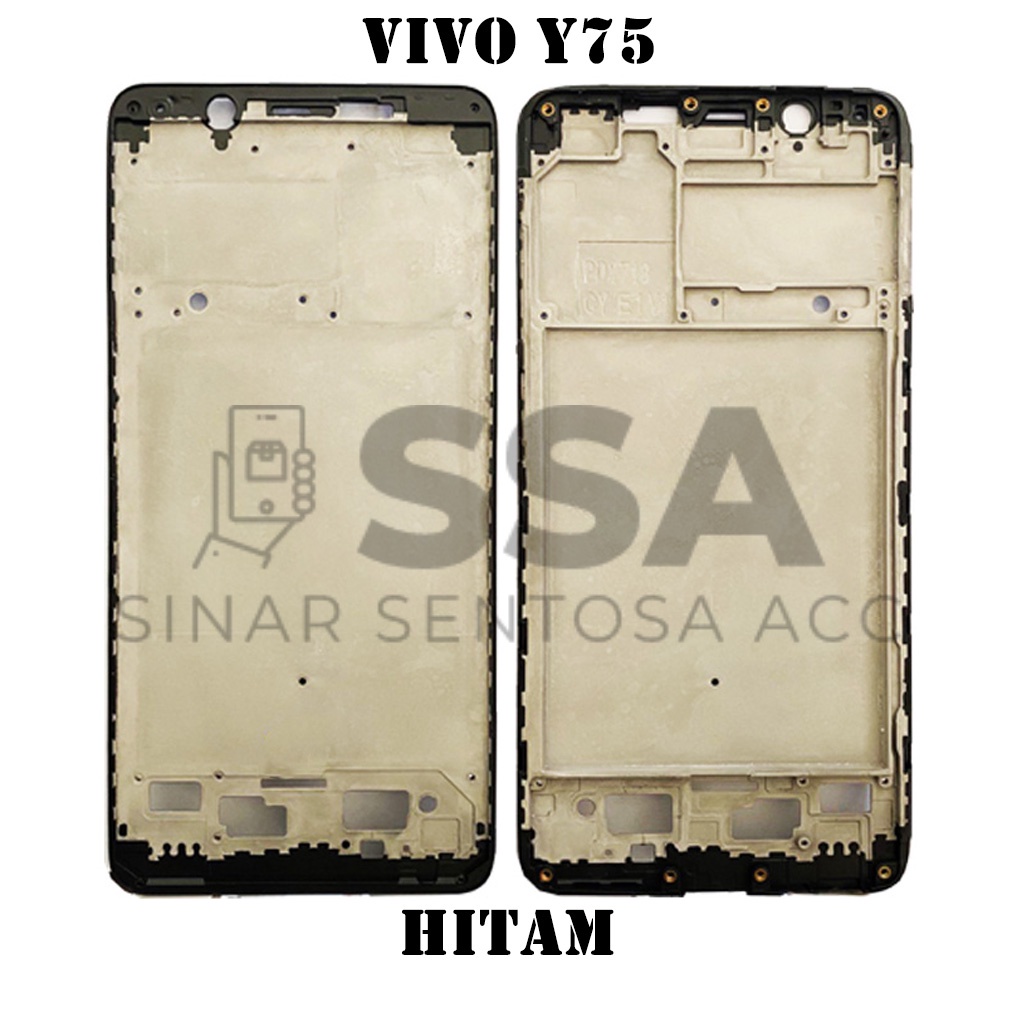 Tulang Tengah Middle Frame LCD Vivo Y75 Original 100% Tulang Casing Bezel Bezzel Bazel Handphone HP Ori Original Awet Murah Y 75