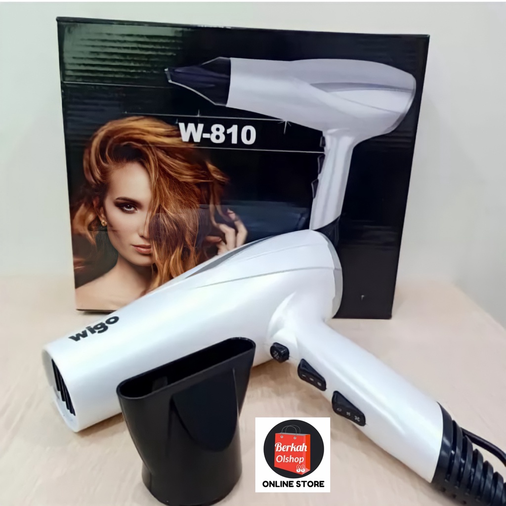 Berkah Oldshop 88 - Wigo W-810/811 Hair Dryer Besar Hot and Cool Pengering Rambut Salon 900 WAT