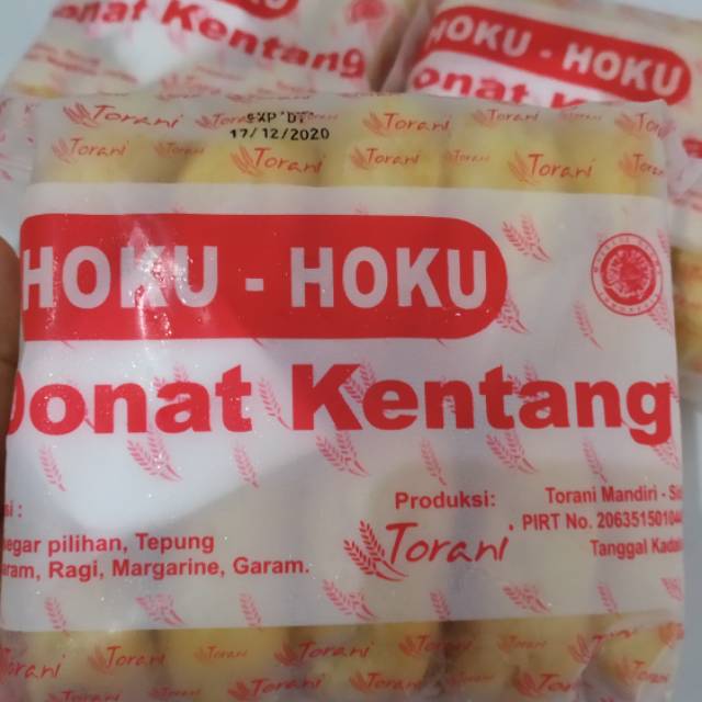 

donat kentang hoku-hoku