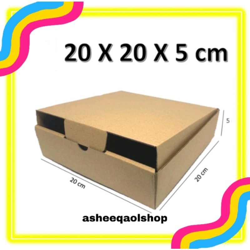 

Kardus 20x20x5 cm Box Packing Die Cut Hampers