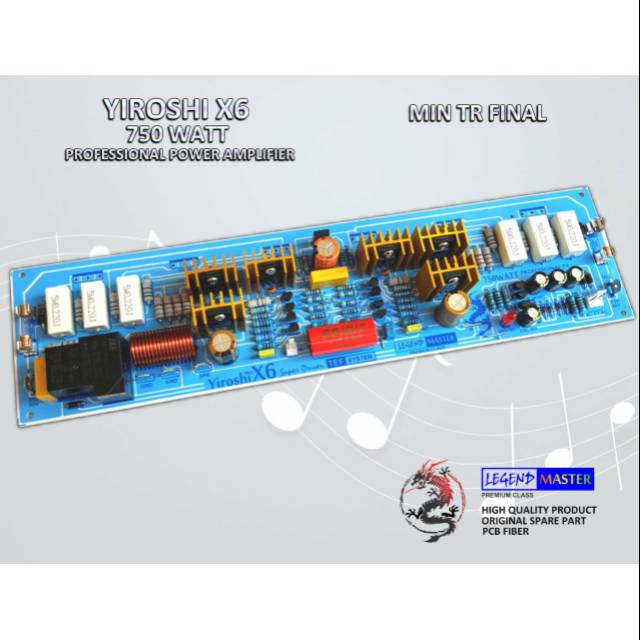 Jual Kit Power Amplifier YIROSHI X6 750 WATT | Shopee Indonesia