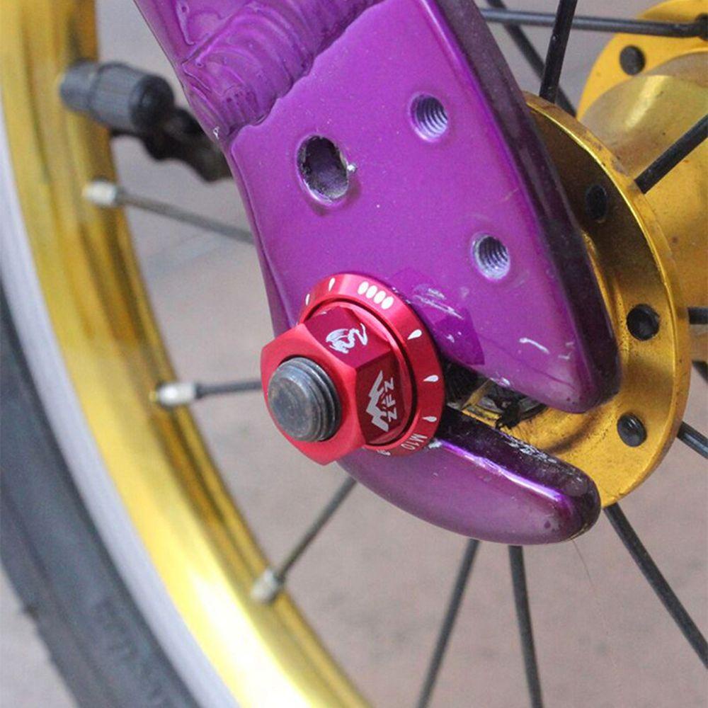 R-FLOWER Mur Hub Sepeda 5warna Aksesoris Sepeda Luar Ruangan Bahan Aluminium Alloy M10 Gigi Tetap