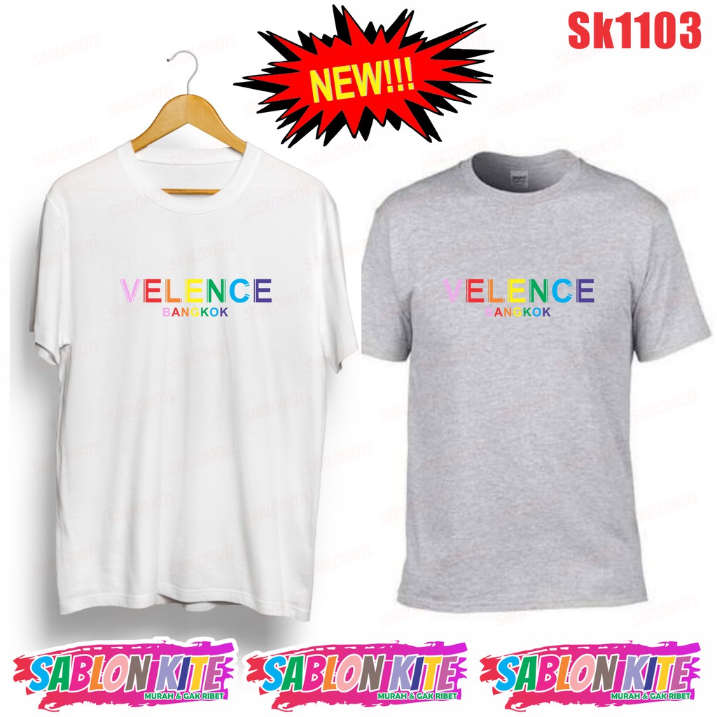 MURAH!!! KAOS VELEN WARNA SK1103 UNOFF THAILAND