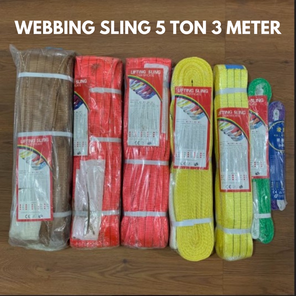 Webbing Sling Belt 5 Ton 3 Meter