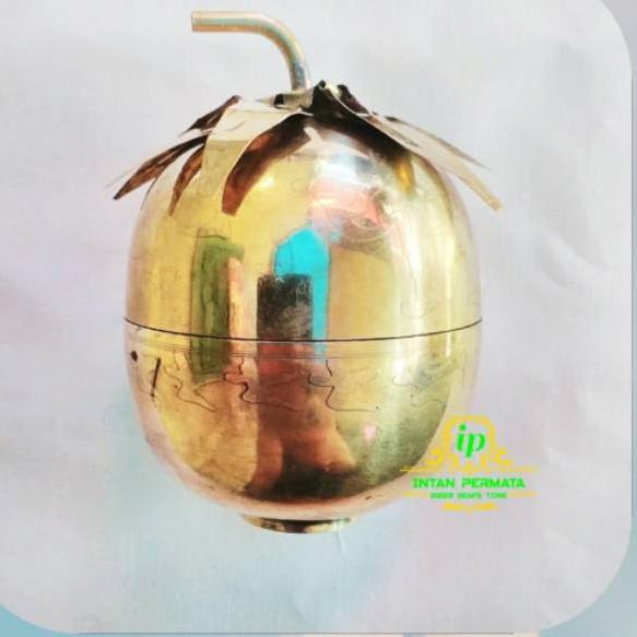 E0K buhur apel-jin drat asli turki kuningan ukuran besar candu hitam➯✈ (Diskon Promo)Seller ➯