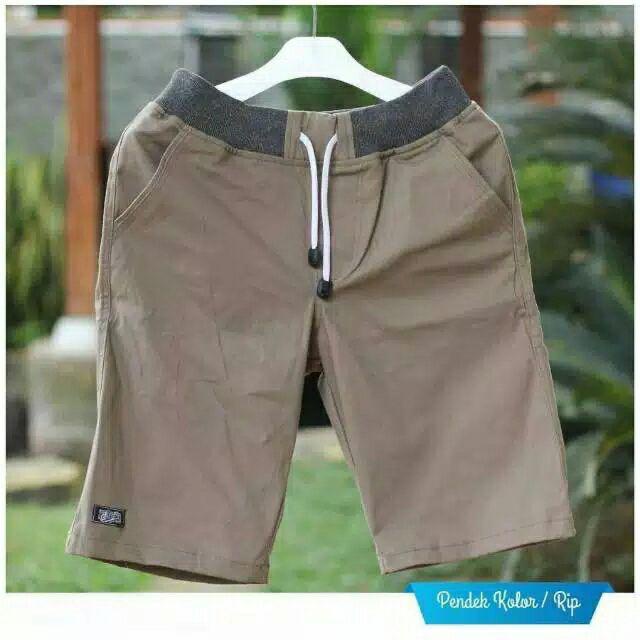 CELANA PENDEK POLOS RIP JOVA TWILL