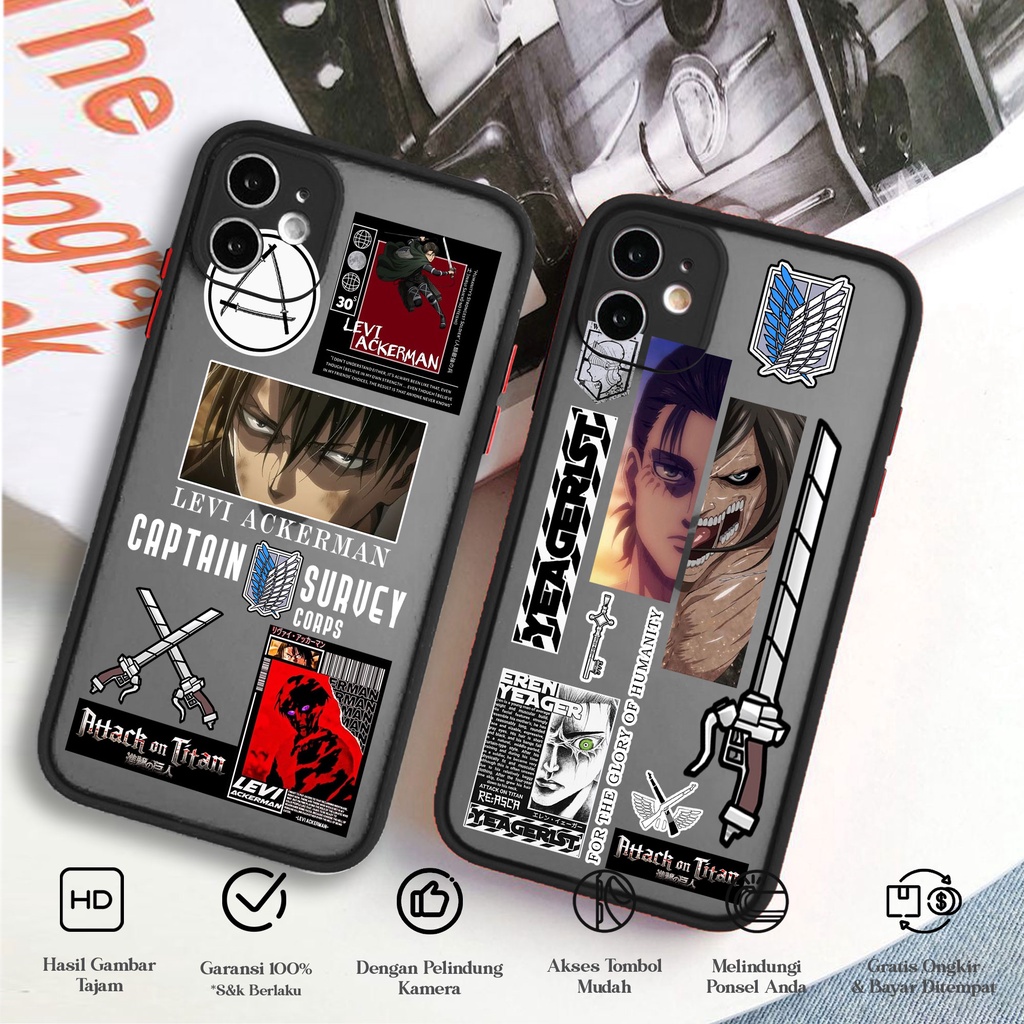 Case Choice Motif ANIME AOT OPPO A5S A12 A11K A7 A3S A1K A15 A15S A16 A31 A52 / A92 A33 / A53 2020 A