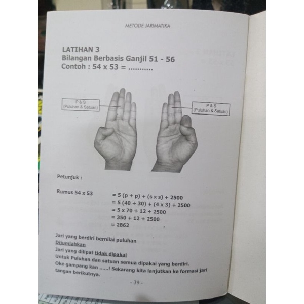 Buku Metode Jarimatika Tekhnik Berhitung Cepat (15×21cm)