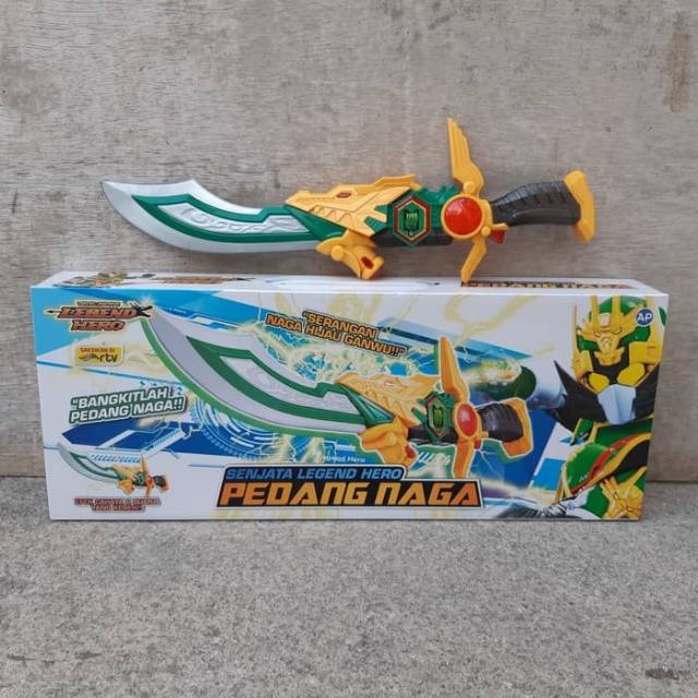 Mainan Pedang Naga Legend Hero Ganwu - Mainan Anak Laki Pedang Naga Hijau