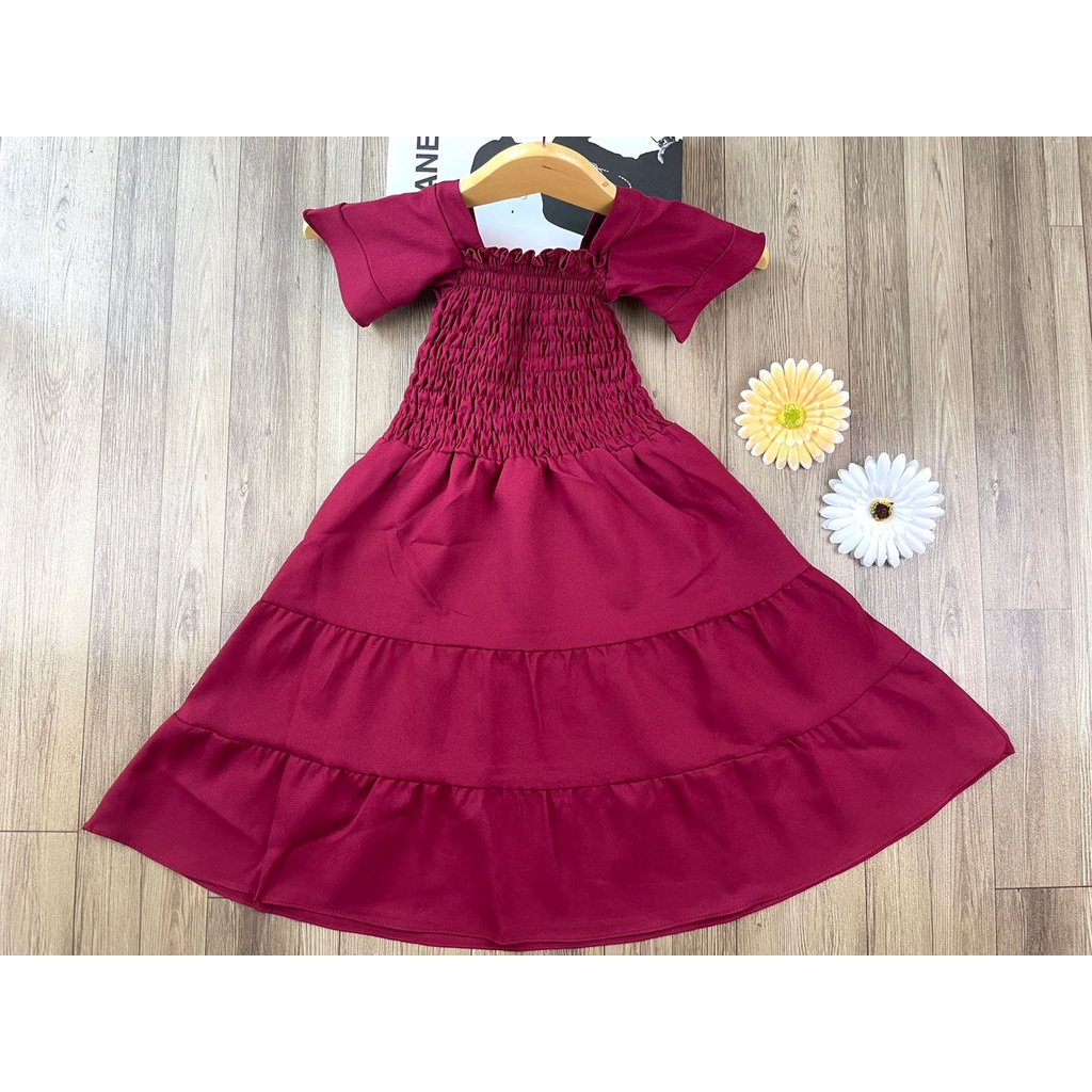 HOPYLOVY - Dress Anak Perempuan Umur 5-7 Tahun / Gaun Anak Perempuan Kiera Kids