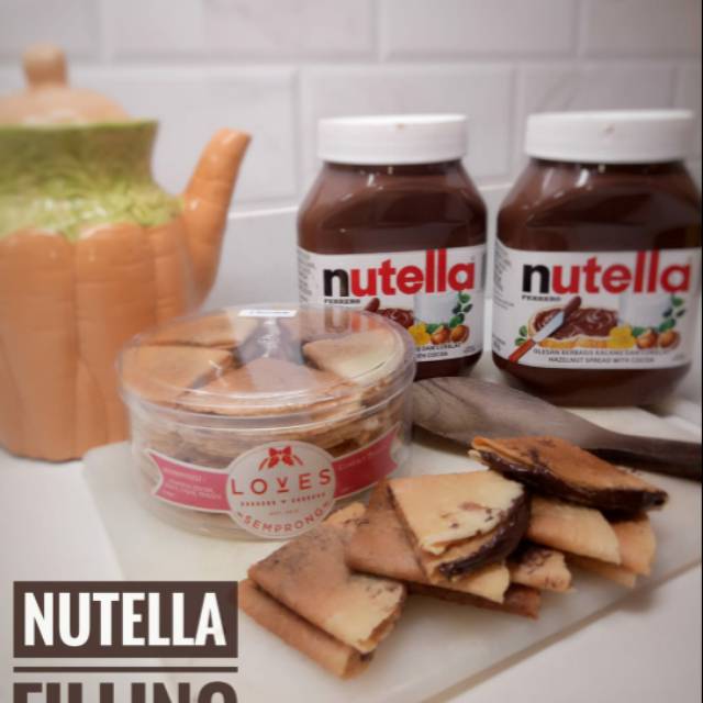 

Loves Semprong cookies Nutella filling