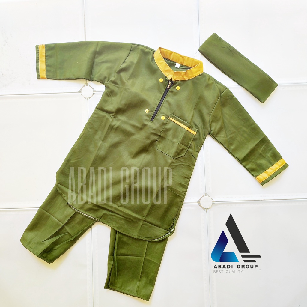 STELAN KOKO ANAK MUSLIM LAKI LENGAN PANJANG USIA 1-12 TAHUN