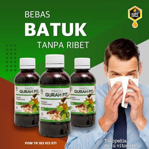 

Madu Herbal GURAHFIT Obat Batuk, Asma, Paru dan Saluran Pernapasan