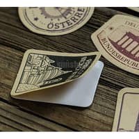 Label Sticker - Historical Building (46pcs)