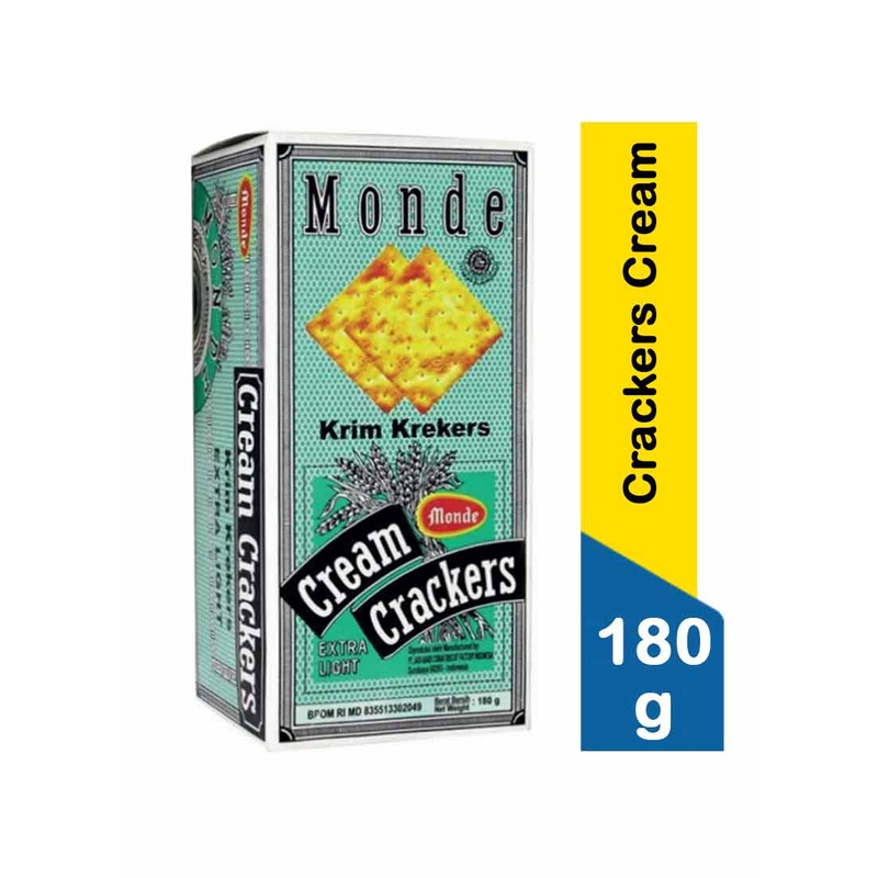 Jual Monde Cream Crackers 180 gram Shopee Indonesia