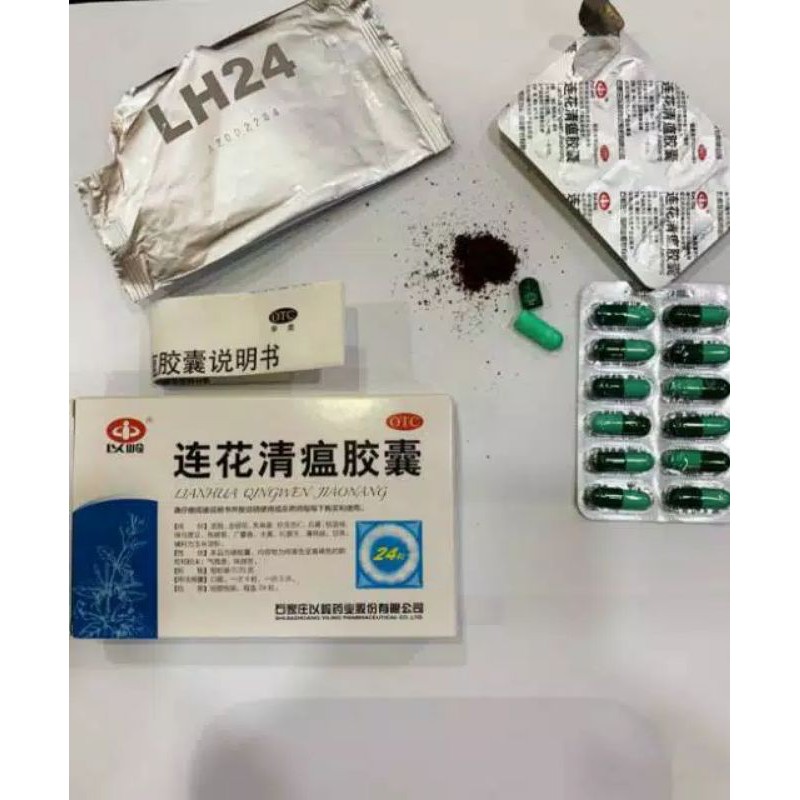 Lianhua qingwen capsul 24kapsul original 100%