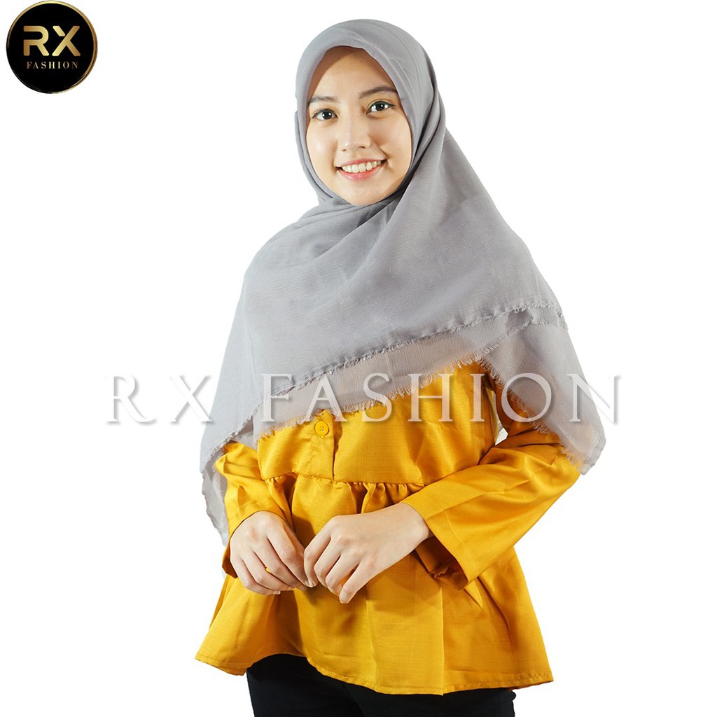 RX FASHION JILBAB CRINKLE SHAWL - FASHION MUSLIM 1R