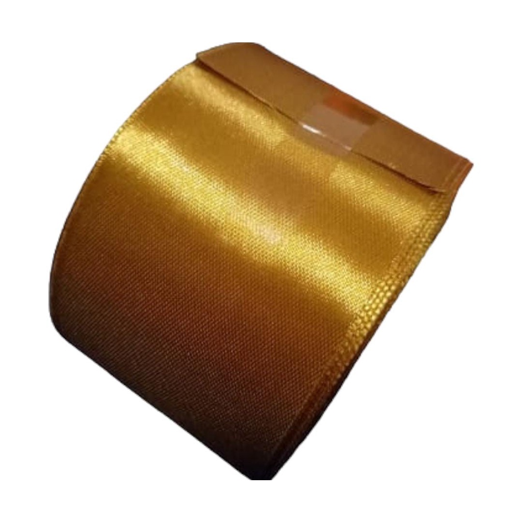 

TERMURAH, Pita Satin Coklat Gold Ukuran 2 inch / 5 cm per Roll pita hias pita kado pita bucket bunga pita hampers pita besek pita parcel pita souvenir Pita hias rambut pita hias pakaian pita kembang pita Premium