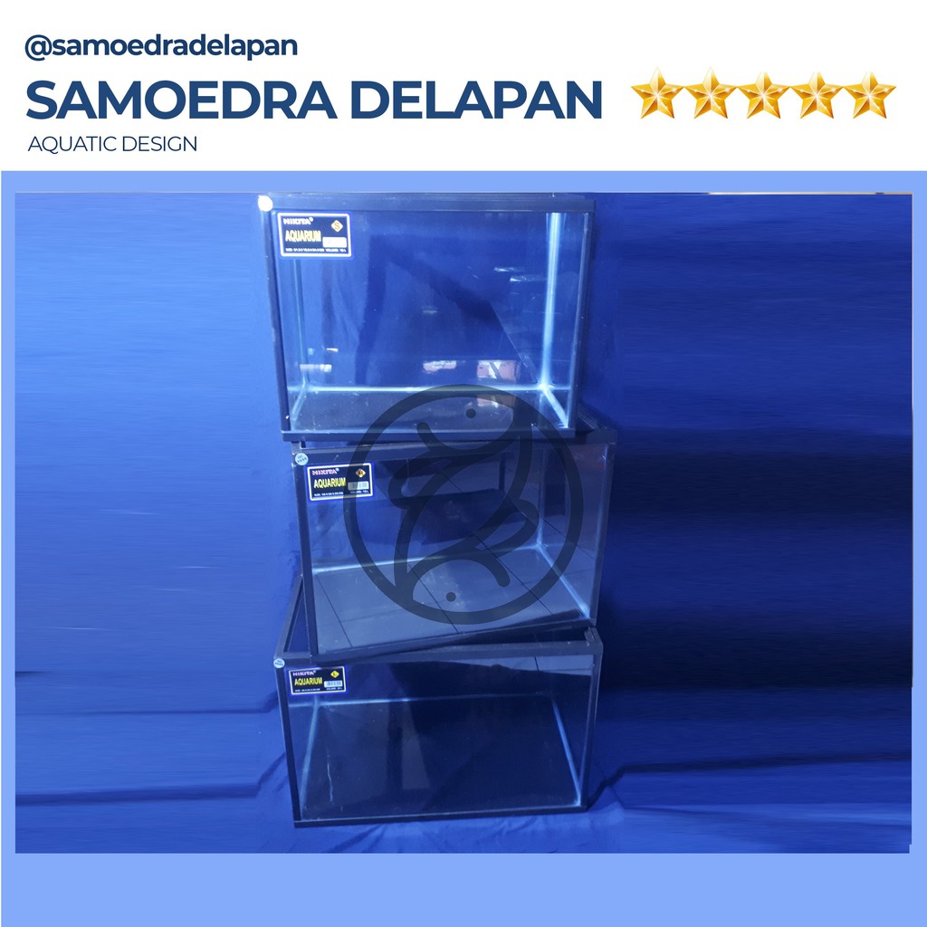 AQUARIUM NIKITA 3 SET SIZE S, SIZE M & SIZE L PAKET AQUARIUM NIKITA TRISET SML