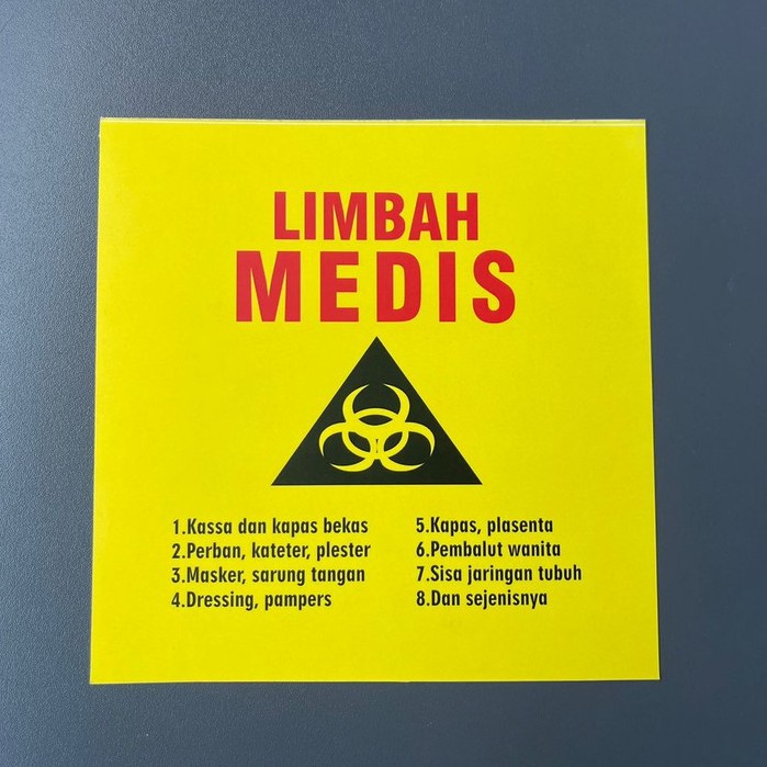 

STIKER LIMBAH MEDIS CHROMO - STIKER FARMASI