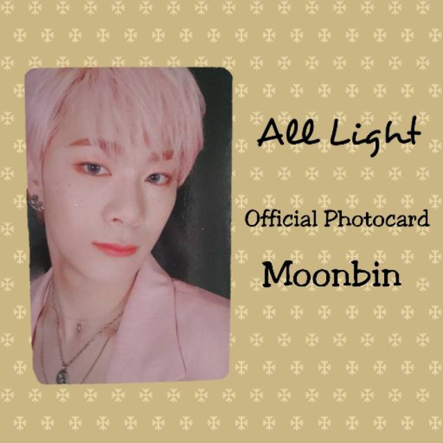 Photocard / PC Moonbin Official All Light