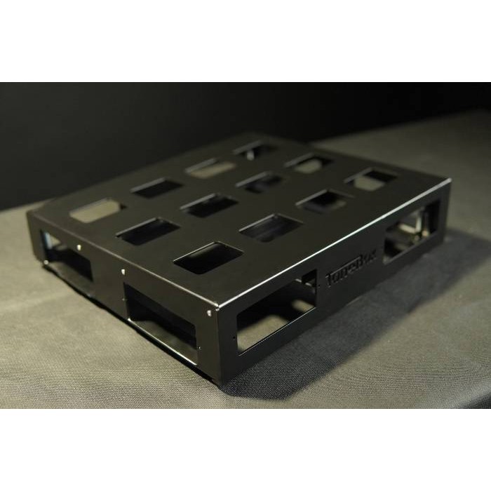 Pedalboard efek TONEBOX Studio 35x32x8 aluminum ringanmirip pedaltrain