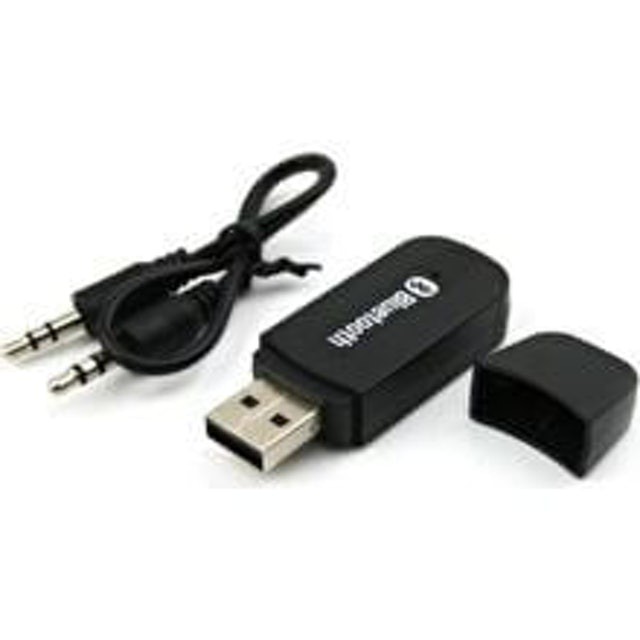 USB BLUETOOTH 3.5MM STEREO AUDIO MUSIC RECEIVER ADAPTER FOR SPEAKER / CAR BLUETOOTH