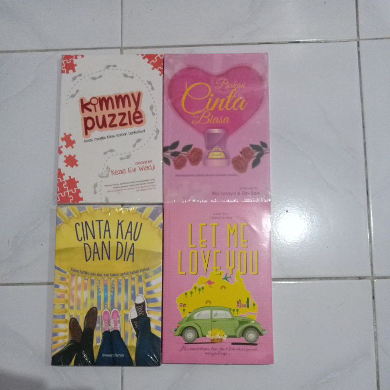 ( PROMO ) Obral paket murah ( isi 4 buku ) Novel remaja // fiksi // non fiksi // best seller // fantasi // romance // original // baru // new old stock-Paket 27