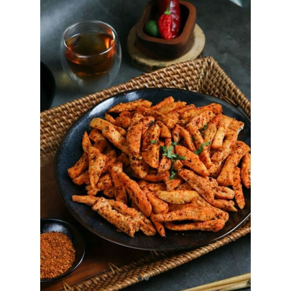 

Basreng (baso goreng) daun jeruk