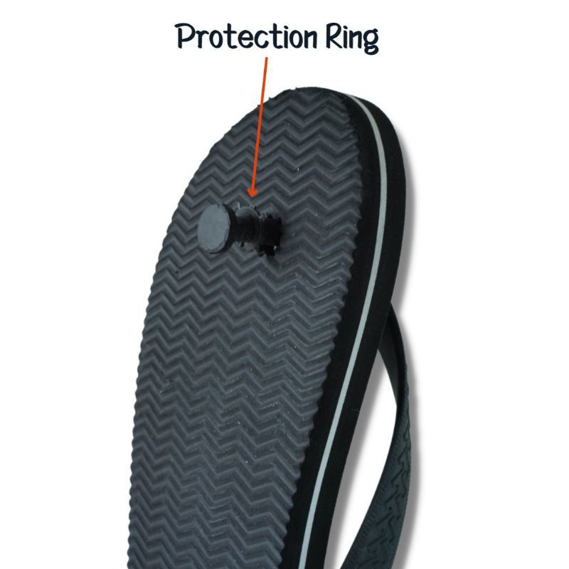 Sandal Panama OCEAN FEMALE - OW 04 /Black Sandal Jepit Wanita Black