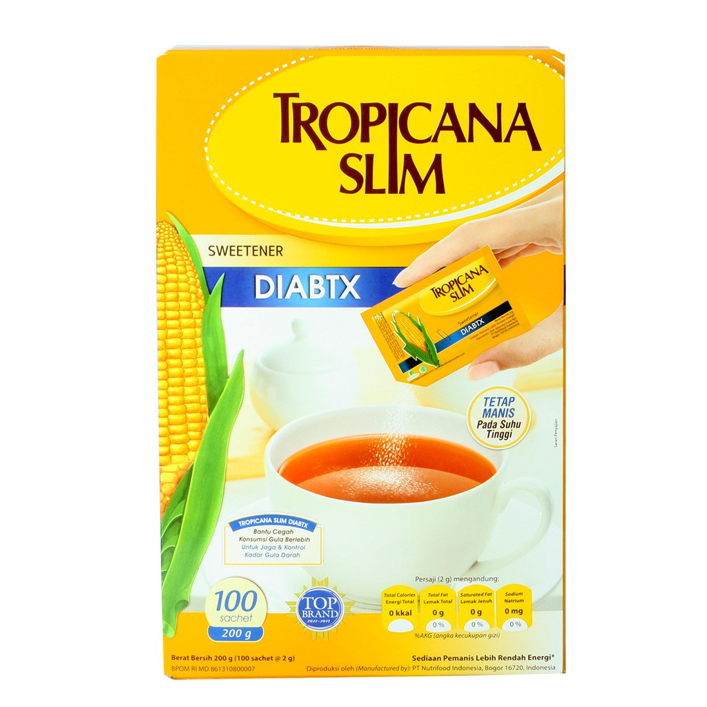 

Tropicana Slim Sweetener Diabtx Box 200 Gram