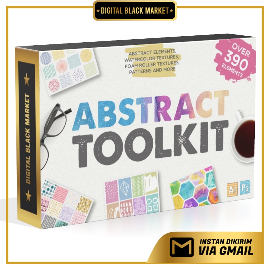 Abstract Toolkit - Over 390 Elements - JPEG Ultra HD