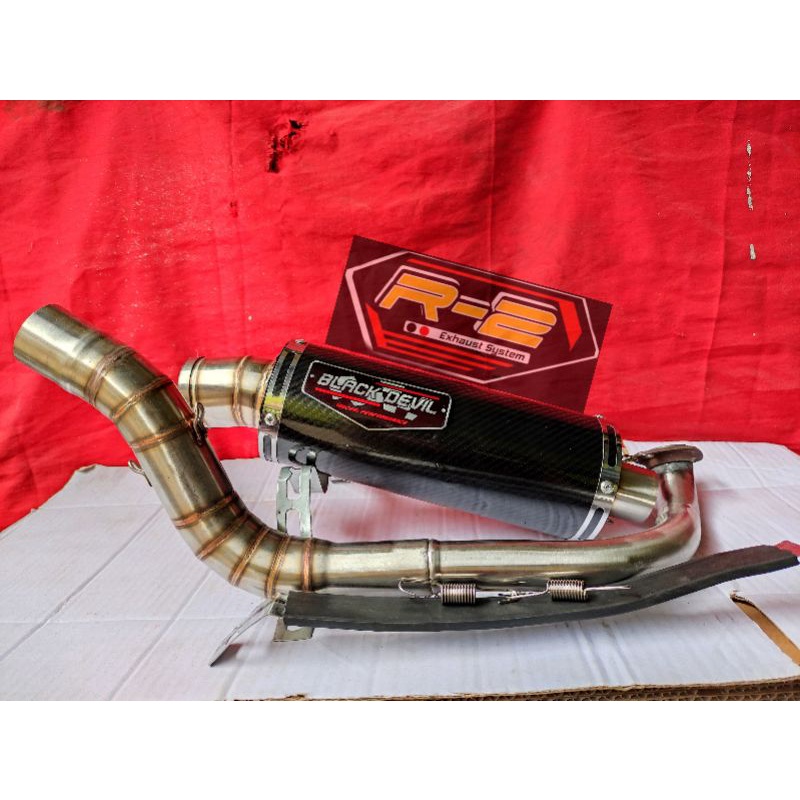 INLET38 black devil knalpot inlet 38 beat, scoopy, nex, spacy