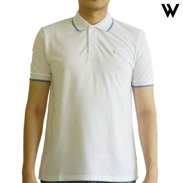 Kaos Polo WALRUS Original Putih Polos