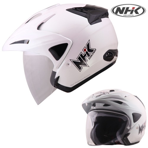vf300ff Promo!!! Helm Nhk Predator Single Visor Solid Vx20V