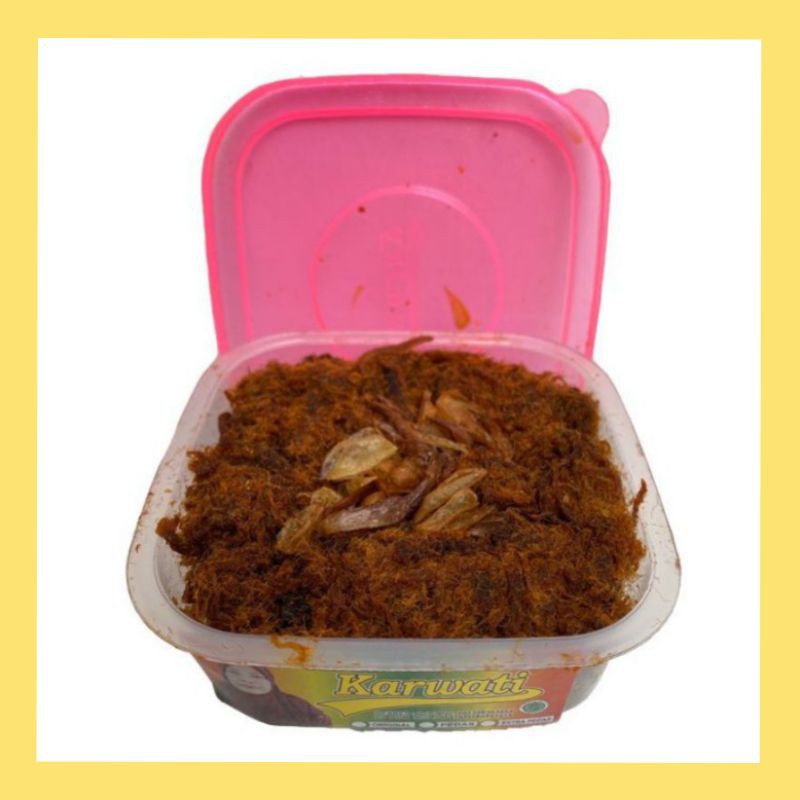 

Gepuk Ayam Karwati Asli Cianjur toples 80-100 gr