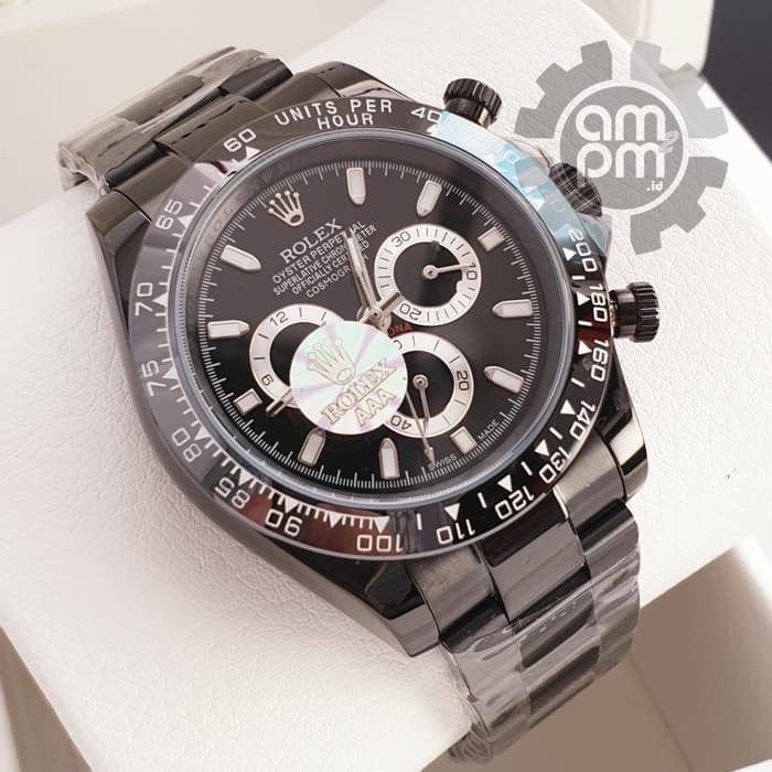 Suplier Jam Tangan Rolex Daytona Automatic Black
