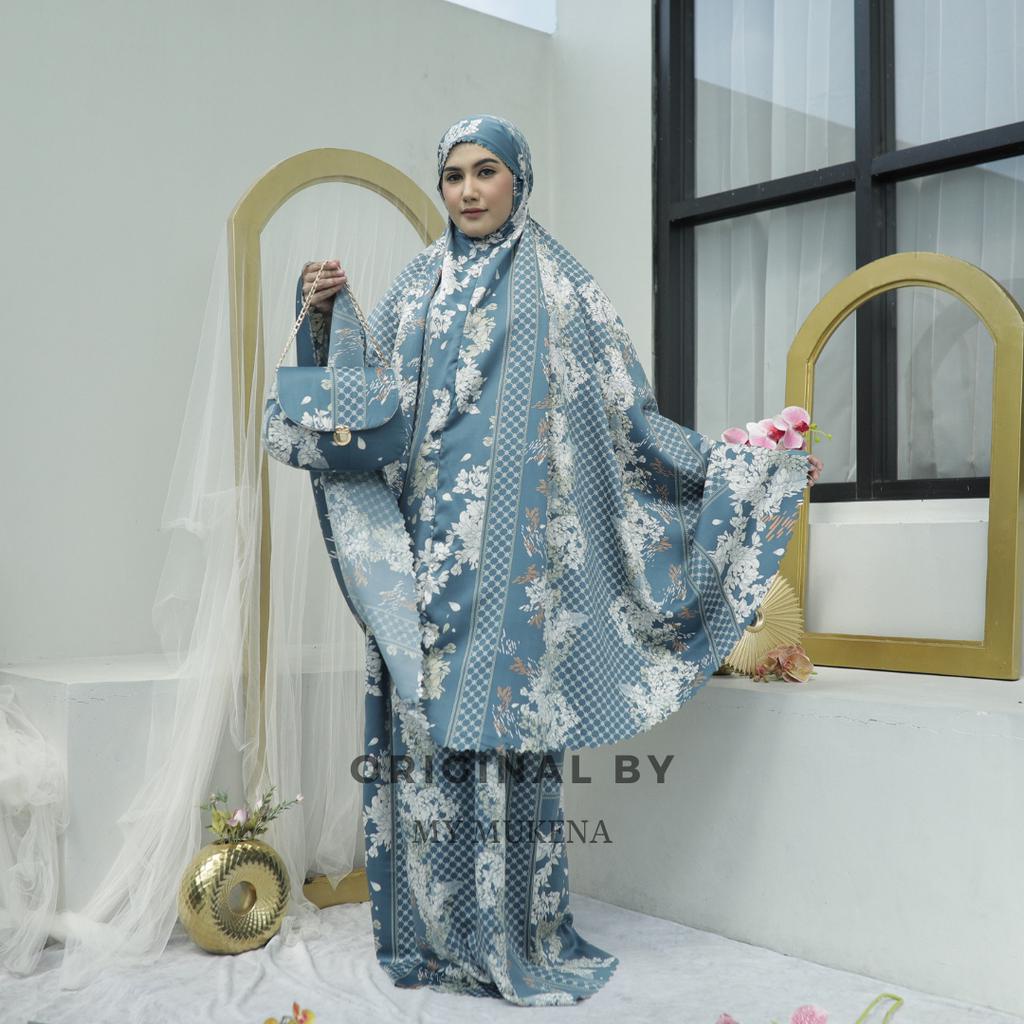 Mukena Dewasa Daily 2in1 Syahnaz Laser Cut Premium Adem dan Sejuk