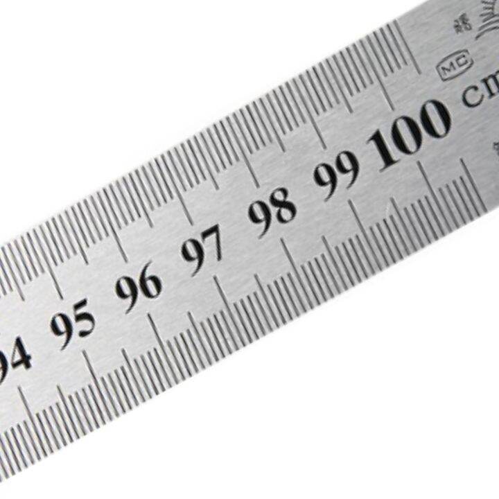 penggaris  pola besi tebal stainless steel 1 meter /penggaris 100 cm multifungsi / jidar