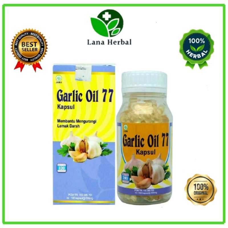 GARLIC OIL 77 / KOLESTEROL / JANTUNG / DARAH TINGGI