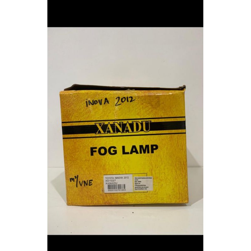 Fog lamp Assy Toyota Innova 2012 XD1027 XANADU