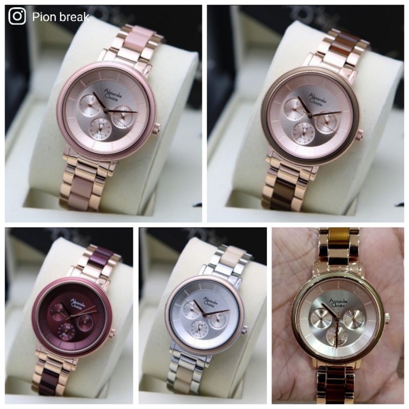 JAM TANGAN ALEXANDRE CHRISTIE WANITA 2918 | AC2918 | AC 2918 CERAMIC ACRYLIC ORIGINAL