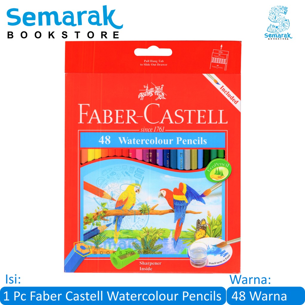 

Faber Castell Watercolour Pencils [48 Warna]
