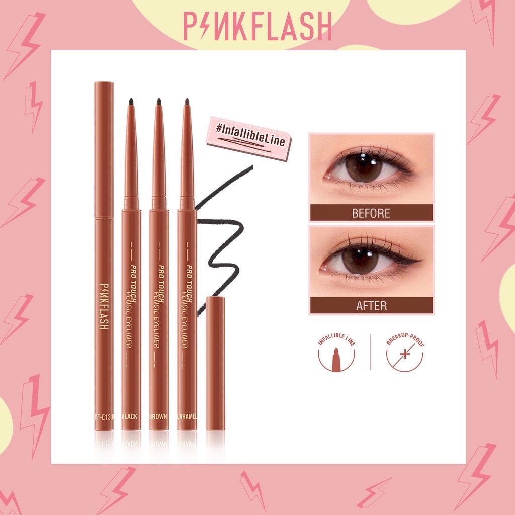 PINKFLASH WATERPROOF AUTO EYEBROW PENCIL PF-E09