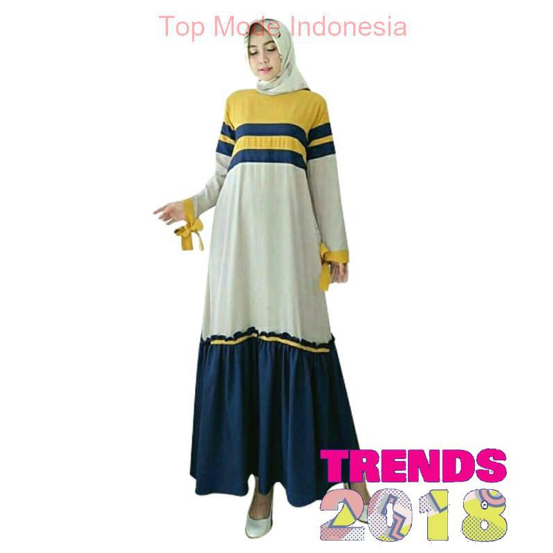 Gamis Maxi (M - Fit L) VINALI MOCCA - Full Balotelli