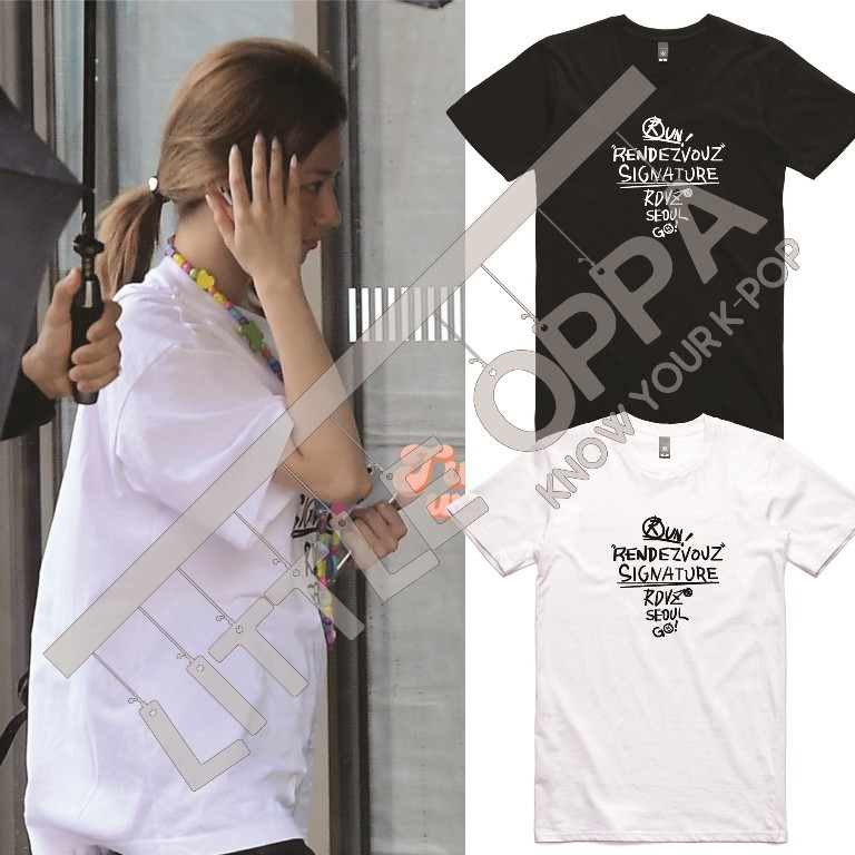 BAJU KAOS KPOP TWICE SANA RENDEZVOUZ SIGNATURE T-SHIRT