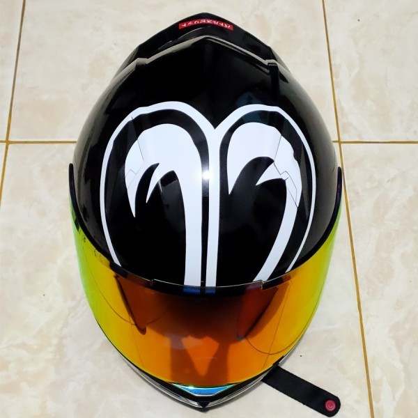 Cutting Sticker Mata Belo Nakano Uk. 18x16cm ARAI HELMET 2 Warna